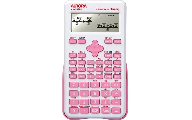 Aurora Ax-595pk Calculator Pocket Scientific Pink