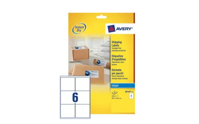 Avery J8166-25 Addressing Label White Self-adhesive Label