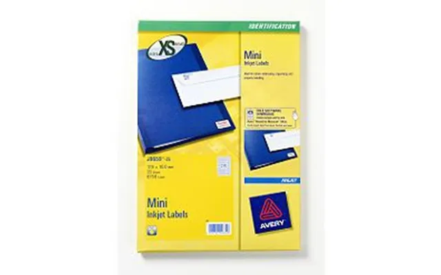 Avery Mini Inkjet Labels White