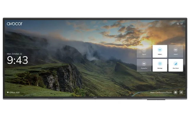 Avocor L Series 105 5k Pcap Led Interactive Display