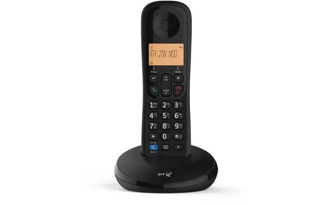 British Telecom D9r8ws00 Dect Telephone Caller Id Black