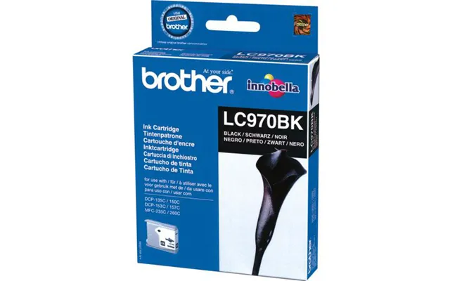 Brother Lc-970bkbp Ink Cartridge Black Blister. 350 Pages For Brother