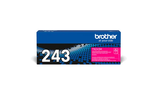 Brother Tn-243m Toner-kit Magenta. 1k Pages Iso Iec 19752 For Brother