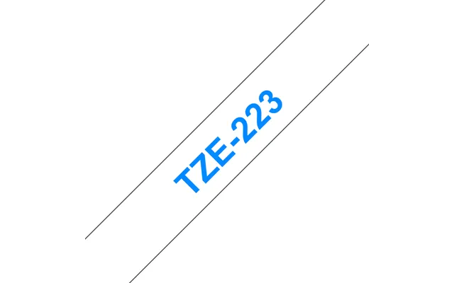 Brother Tze-223 Directlabel Blue On White Laminat 9mm X 8m For Brother