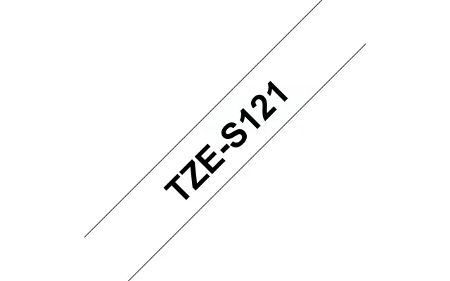Brother Tze-s121 Directlabel Black On Transparent Extra Strong 9mm X 8