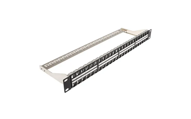 Cablenet 48 Port Cat6a 1u Unloaded Keystone Patch Panel