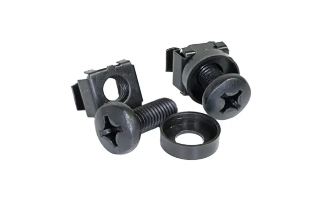 Cablenet Black Cage Nuts & Screws M6 Pk 50