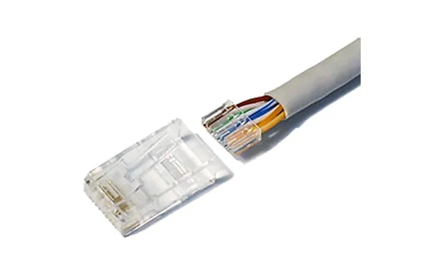 Cablenet Cat6 Rj45 Utp 50u Crimp Plug Stranded 2 Part