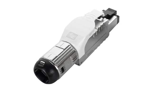 Cablenet Cat6a Rj45 Ftp Field Termination Plug With White Latch