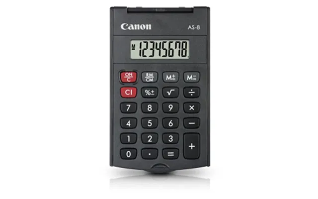 Canon As-8 Calculator Pocket Display Grey