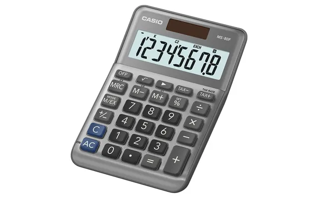 Casio Ms-80f Calculator Desktop Basic Grey