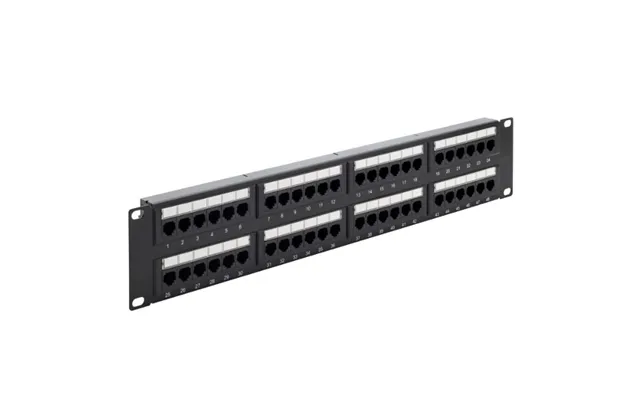 Connektgear 48 Port Patch Panel Cat6 Idc Punch Down 19 Inch