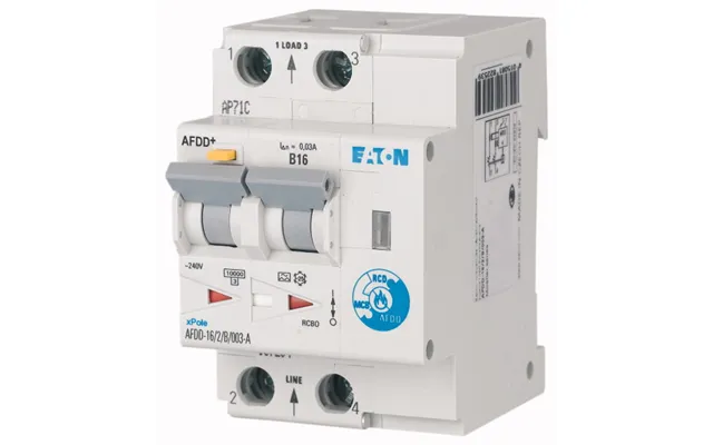 Eaton Afdd-16 2 B 001-li A Circuit Breaker 2p