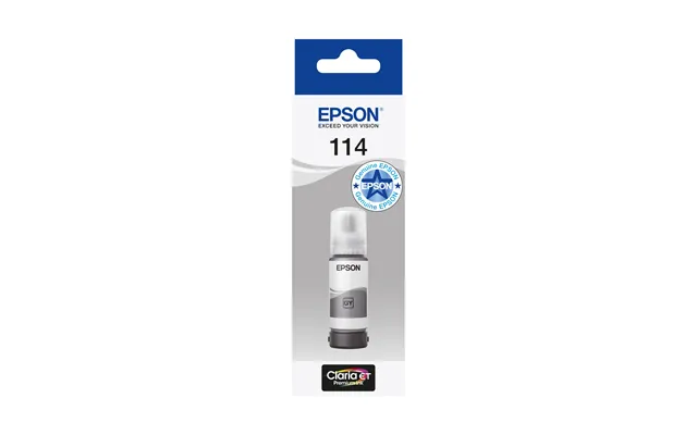 Epson C13t07b540 114 Ink Bottle Gray. 6.7k Pages 2300 Photos 70ml For
