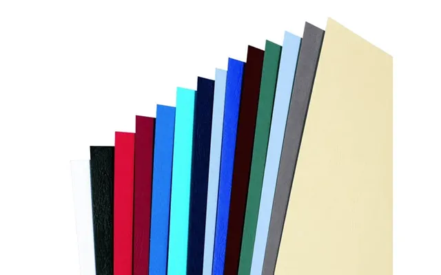 Gbc Leathergrain Binding Covers 250gsm A4 Dark Red 100