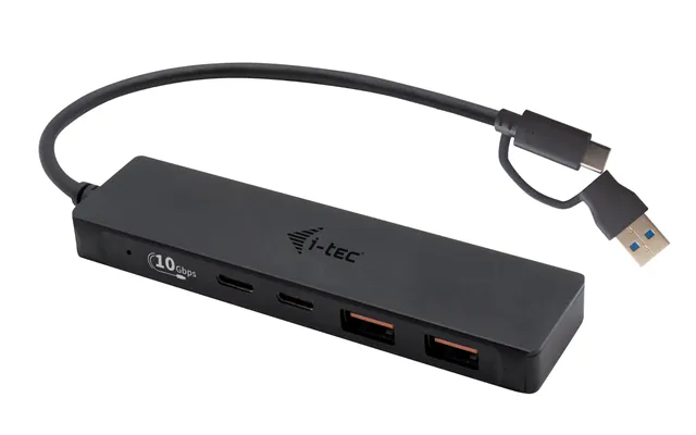 I-tec Metal Usb-a Usb-c Hub 2x Usb 3.0 2x Usb-c 10 Gbps