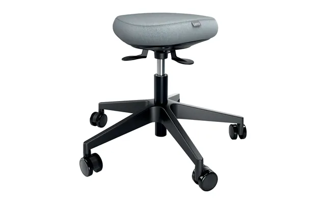 Leitz Ergo Active Sitting Stool With Wheels And Wobble Comfort Seat