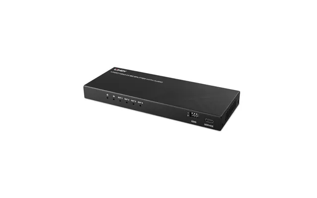 Lindy 4 Port Hdmi 8k60 Splitter With Audio