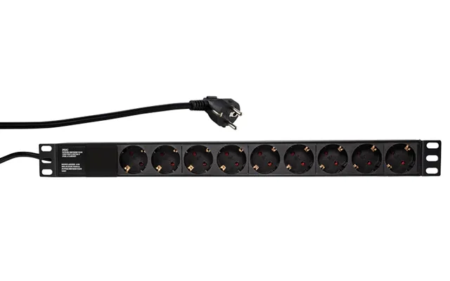 Logilink Pdu9c03 Surge Protector Black 9 Ac Outlet S 230 V 2 M