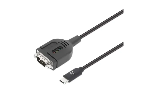 Manhattan Usb-c To Serial Converter Cable. 1m. Male To Male. Serial Rs