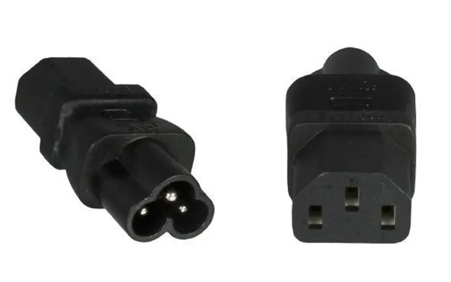 Microconnect Pe613ad Power Plug Adapter C6 C13 Black