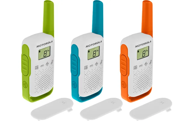 Motorola T42 Two-way Radio 16 Channels Blue. Green. Orange. White