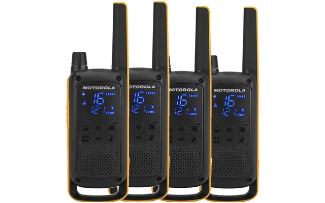 Motorola Talkabout T82 Extreme Quad Pack Two-way Radio 16 Channels Bla