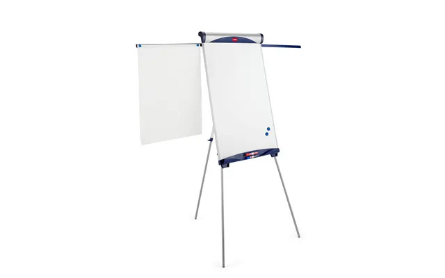 Nobo Essence Tripod Steel Magnetic Whiteboard Easel With Extended Disp