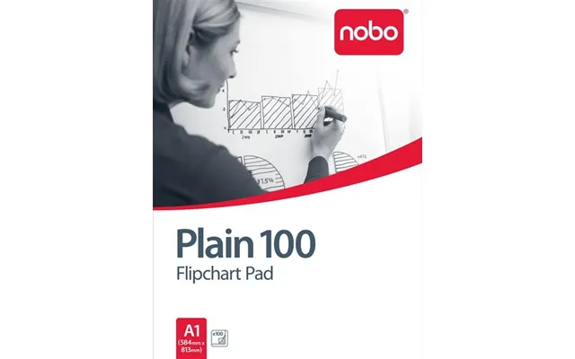 Nobo Flipchart Pad Plain 100 Sheets A1
