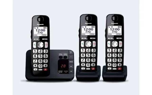 Panasonic Kx-tge823eb Telephone Dect Telephone Caller Id Black