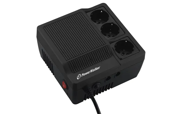 Powerwalker Avr 1000 Voltage Regulator 3 Ac Outlet S 180-264 V Black