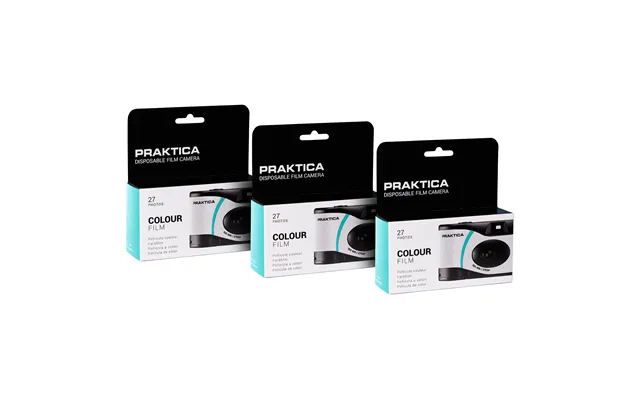 Praktica Single Use Disposable Colour Film Camera With Flash - Green -