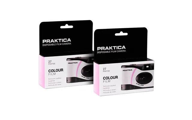 Praktica Single Use Disposable Colour Film Camera With Flash - Lilac -