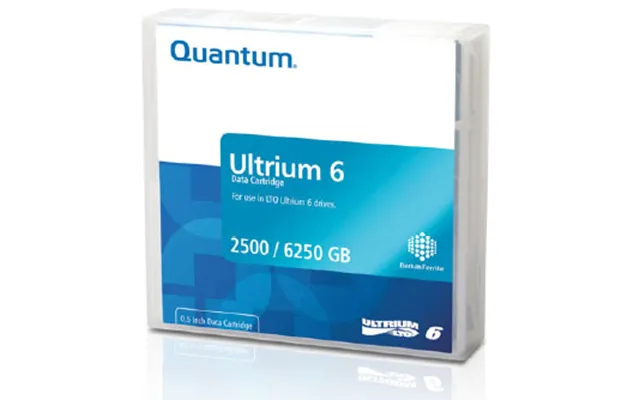 Quantum Ultrium 6 Blank Data Tape 2500 Gb Lto 1.27 Cm