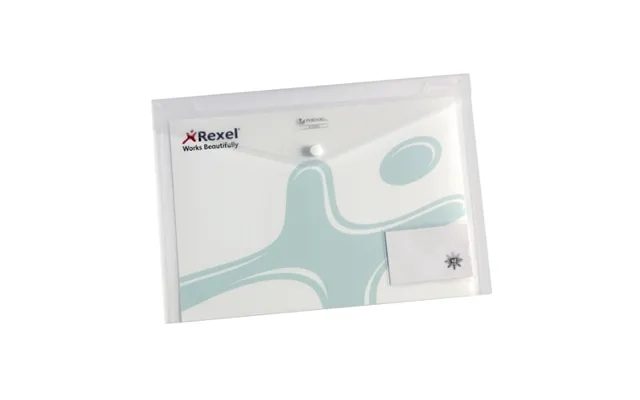 Rexel Ice Popper Wallet With Business Card Pocket A4 Clear 5