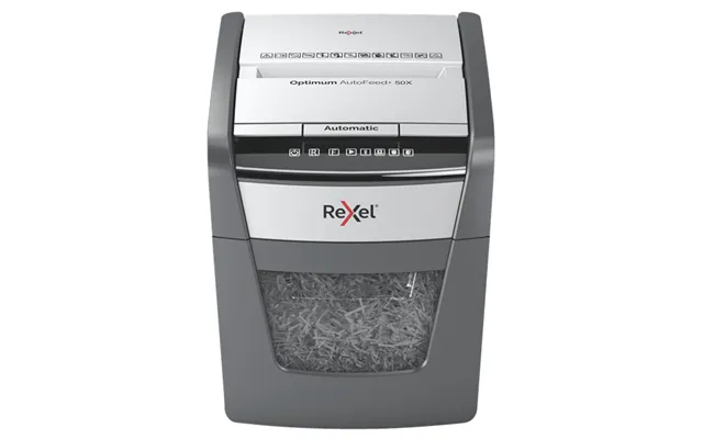 Rexel Optimum Autofeed 50x Paper Shredder Cross Shredding 55 Db 22 Cm