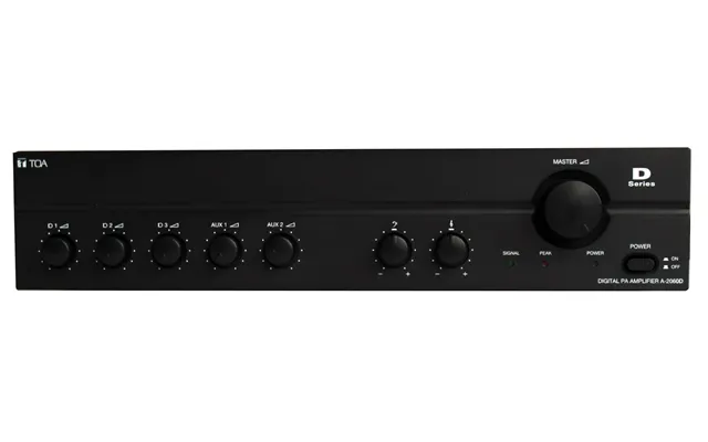 Toa A-2060dd Audio Amplifier 1.0 Channels Performance Stage Black