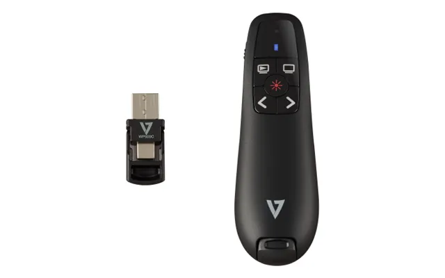 V7 Wp500c Wireless Presenter Dual Usb-c Usb-a - 2.40 Ghz Rf