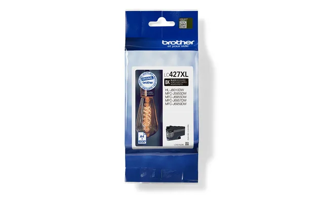 Brother Lc-427xlbk Ink Cartridge Black High-capacity. 6k Pages Iso Iec