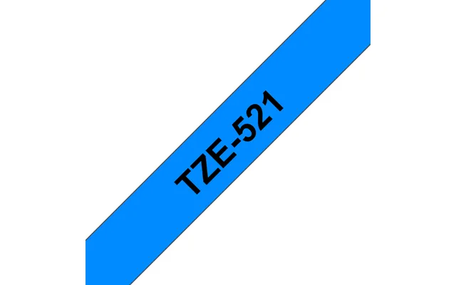 Brother Tze-521 Directlabel Black On Blue Laminat 9mm X 8m For Brother