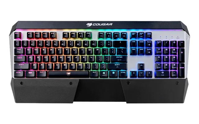 Cougar Gaming Attack X3 Rgb Keyboard Usb Black. Silver