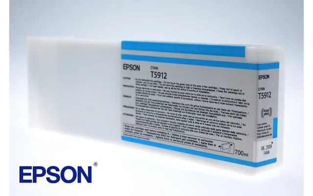 Epson C13t591200 T5912 Ink Cartridge Cyan 700ml For Epson Stylus Pro 1