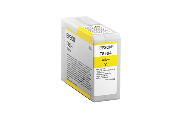 Epson C13t850400 T8504 Ink Cartridge Yellow 80ml For Epson Sc-p 800