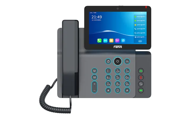 Fanvil V67 Ip Phone Black 20 Lines Lcd Wi-fi