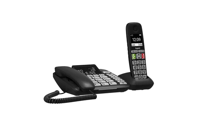 Gigaset Dl780 Plus Analog Dect Telephone Caller Id Black