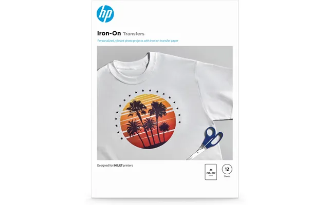Hp Iron-on Transfers. A4 210 X 297 Mm . 12 Sheets