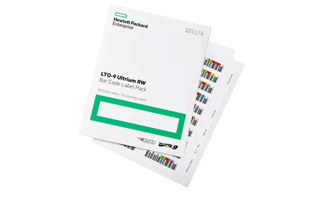 Hpe Lto-9 Ultrium Rw Bar Code Label Pack