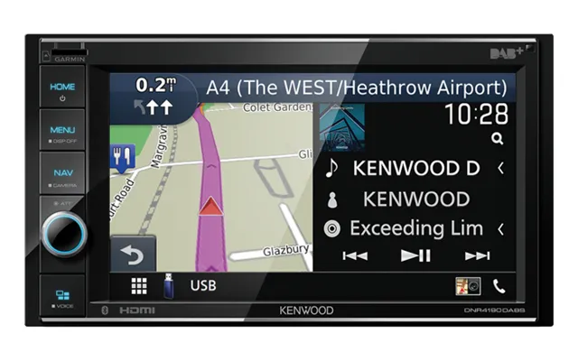 Kenwood Dnr4190dabs Car Media Receiver Black 200 W Bluetooth