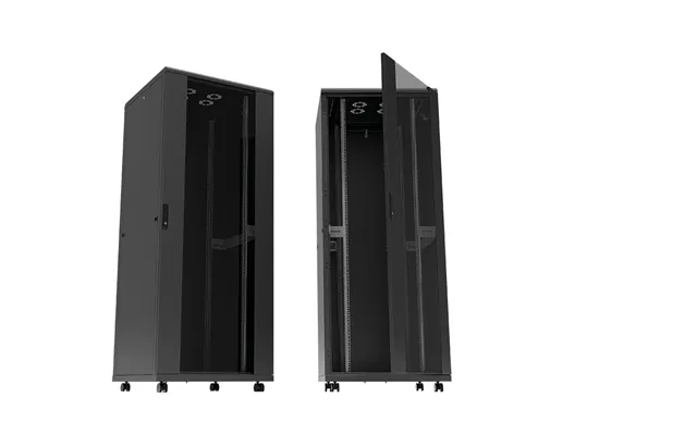 Logilink D16s66b Rack Cabinet 16u Freestanding Rack Black