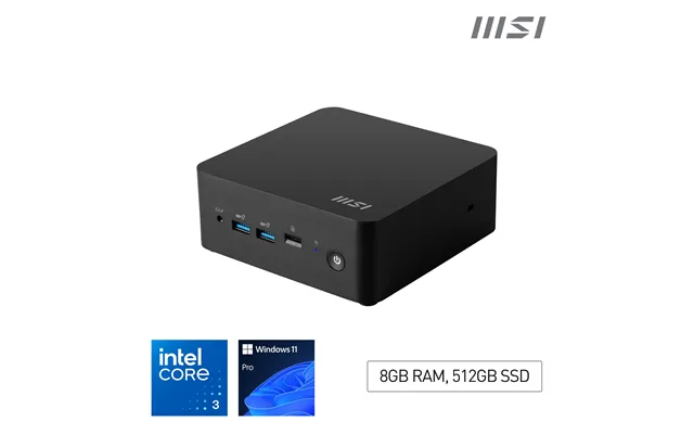 Msi Cubi Nuc 1m Intel Core 3 100u Desktop Pc. Nuc. Sff. Mini Computer